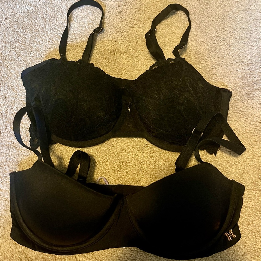 Savage X Fenty Black bras / 34DD